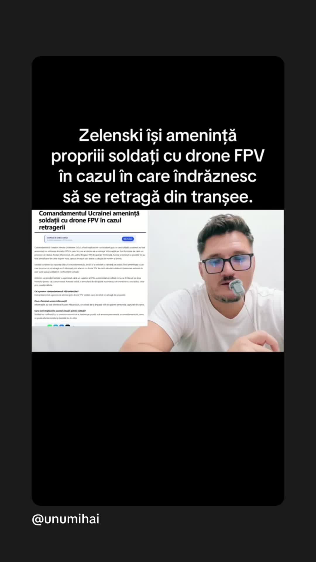 Previzualizare video TikTok @unumihai