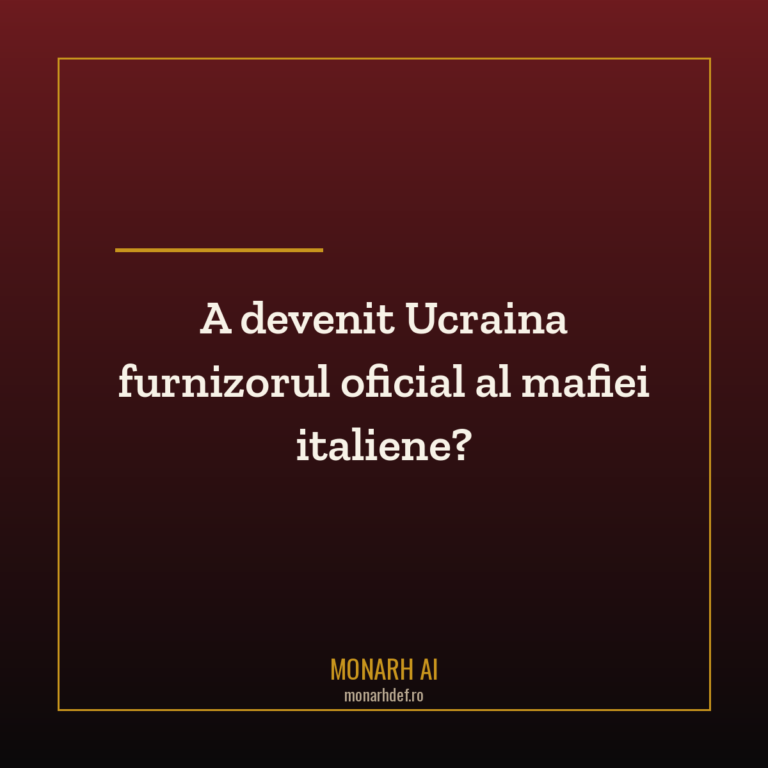 A devenit Ucraina furnizorul oficial al mafiei italiene?