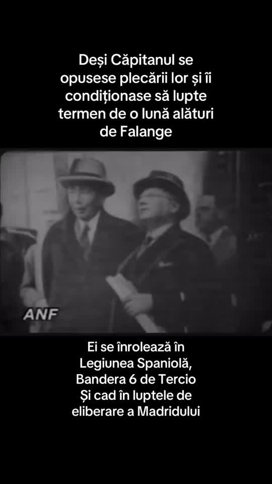 Ce omite povestea legionarilor Moța și Marin morți în Spania?