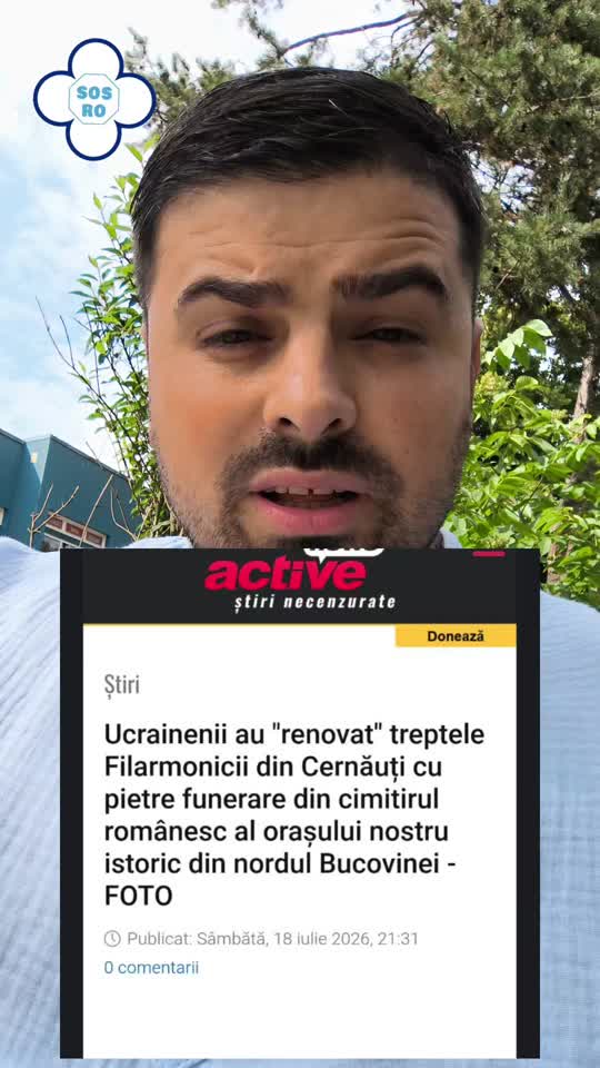 Au profanat ucrainenii cimitirul românesc din Cernăuți ca să repare niște trepte?