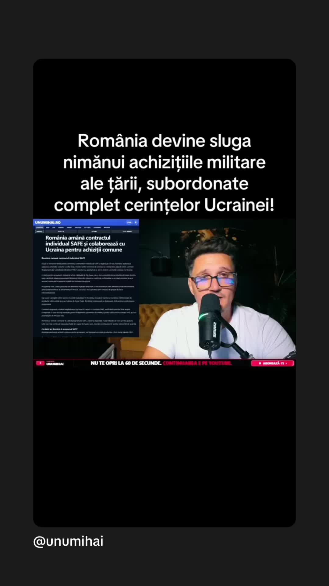 Previzualizare video TikTok @unumihai