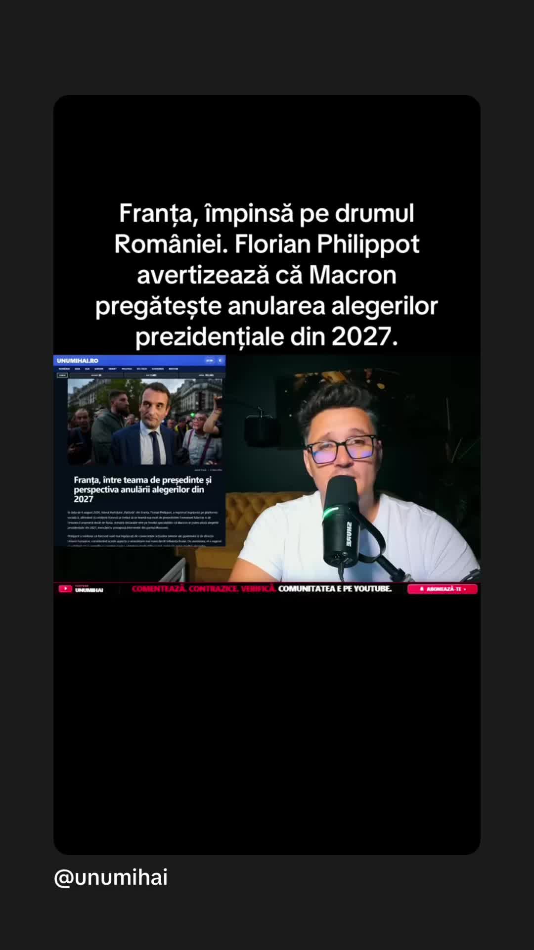 Previzualizare video TikTok @unumihai