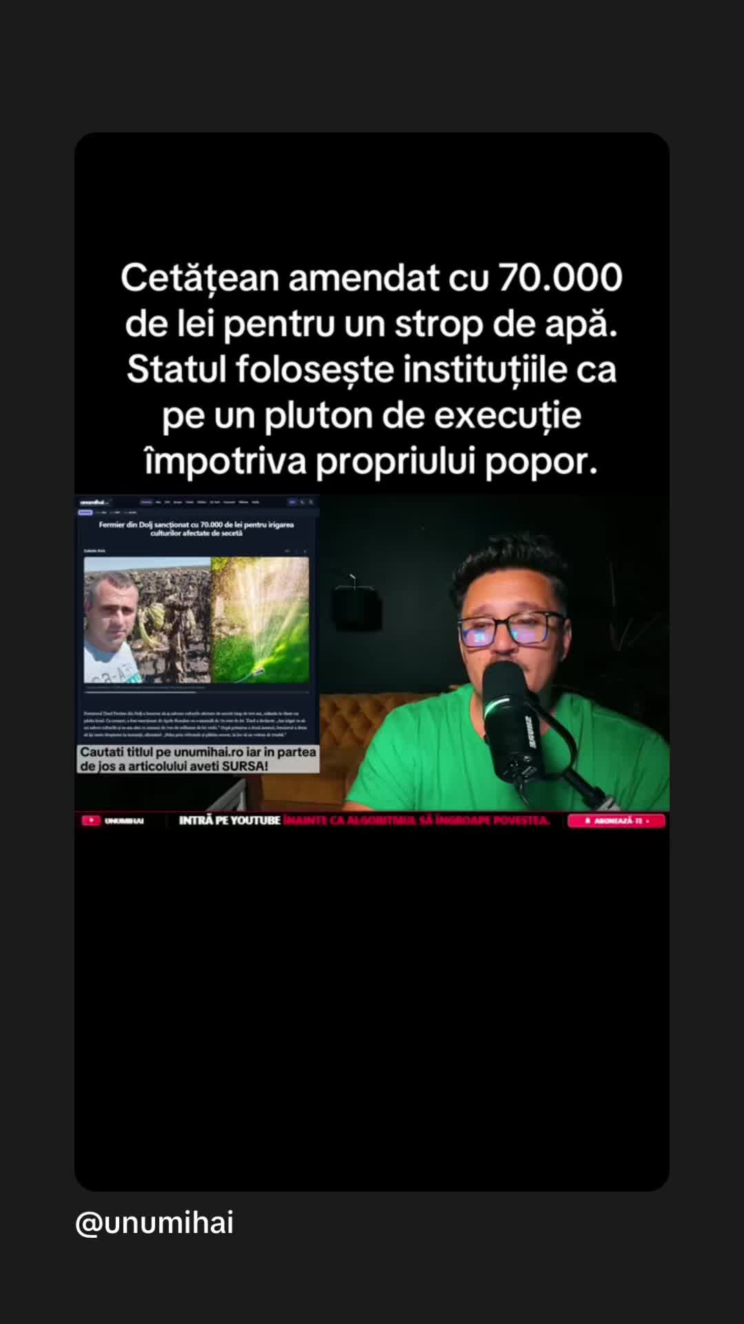 Previzualizare video TikTok @unumihai