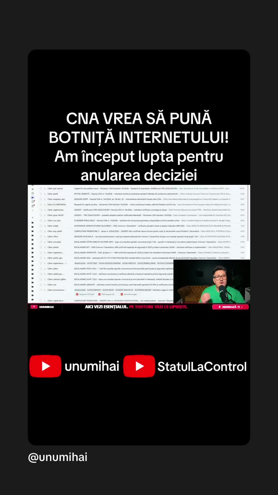 Previzualizare video TikTok @unumihai