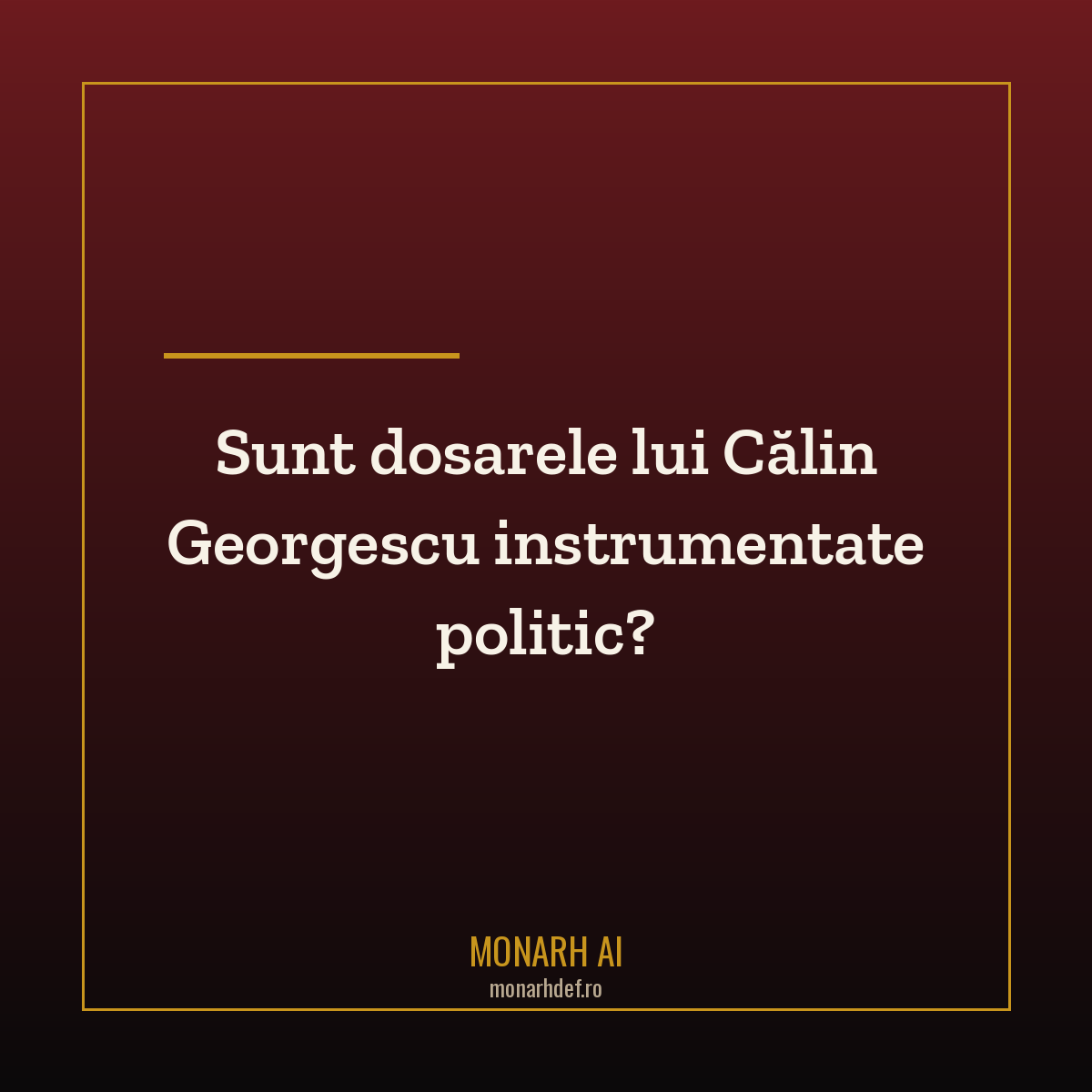 Previzualizare video TikTok @calin.georgescu.real